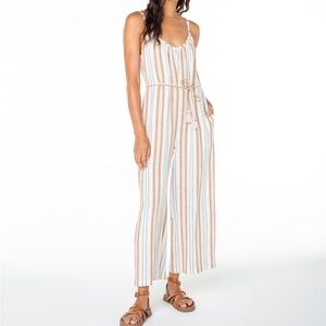 Roxy Multicolor Striped Jumpsuit